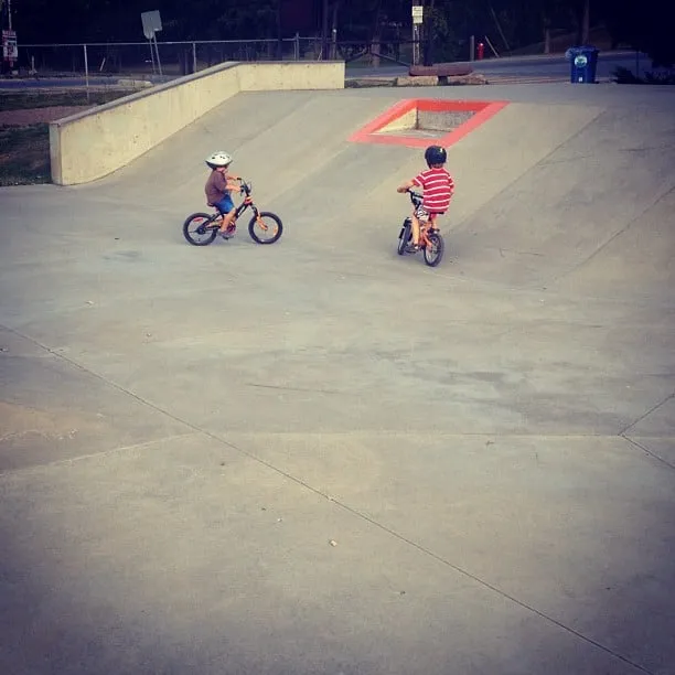 Biking before the Drive-In!