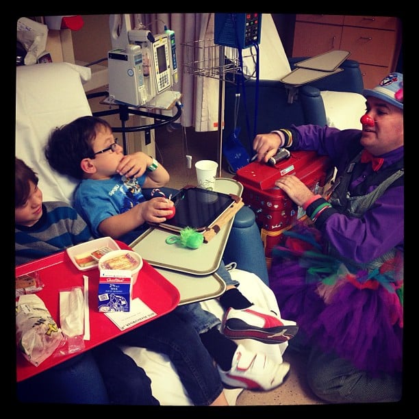 Hospital with our favourite clown, A. Leboo!