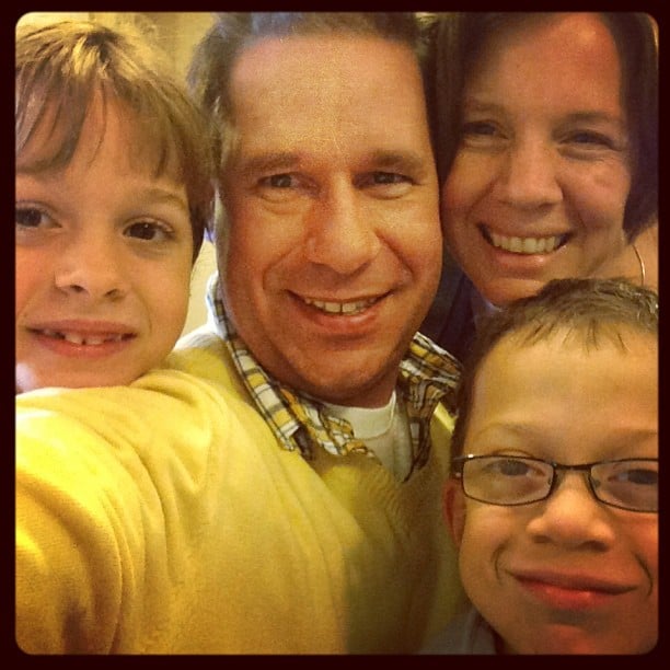 Ready for The Wizard of Oz in Toronto!  Bringing the boys backstage after the show to meet Dorothy :-)