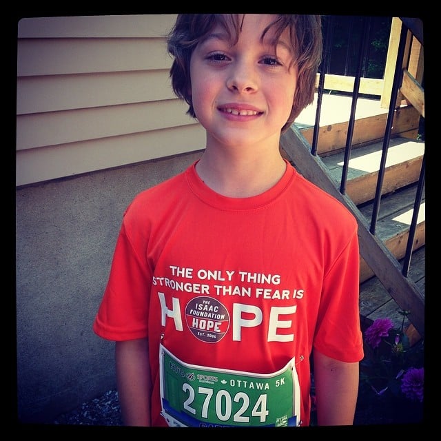 Running the 5k to find a cure for his brother!