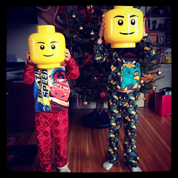 Merry Christmas from my Lego heads!