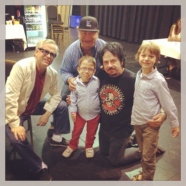 @isaacfoundation: Isaac and Gabe hanging out with rock legends Toto.  These guys inspire #hope as they seek to educate about ALS, a disease their longtime bandmate is battling.  And just as strong as our #hope for a cure for Isaac is, these guys believe a cure can be found for their friend and brother Mike Porcaro.